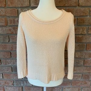 J. Crew Cream Ivory Knit Pullover Sweater Size XXS